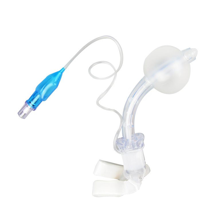 Tubo di tracheostomia in PVC monouso con cuffia