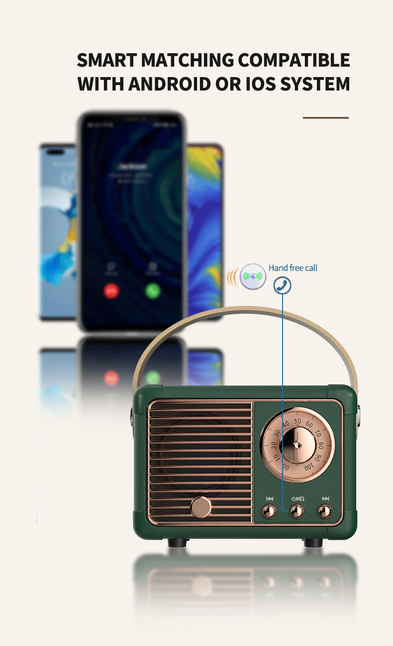 Hm 11 Mini Bluetooth Retro Speaker 11 Gif