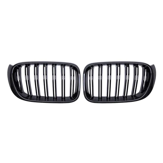 Double Salt Carbon Color ABS Material Front Car Grille Bumper Grille for X3/X4 Series F25/F26 2014-2016