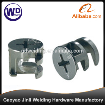 1518f furniture joint connector flat eccentric cam lock