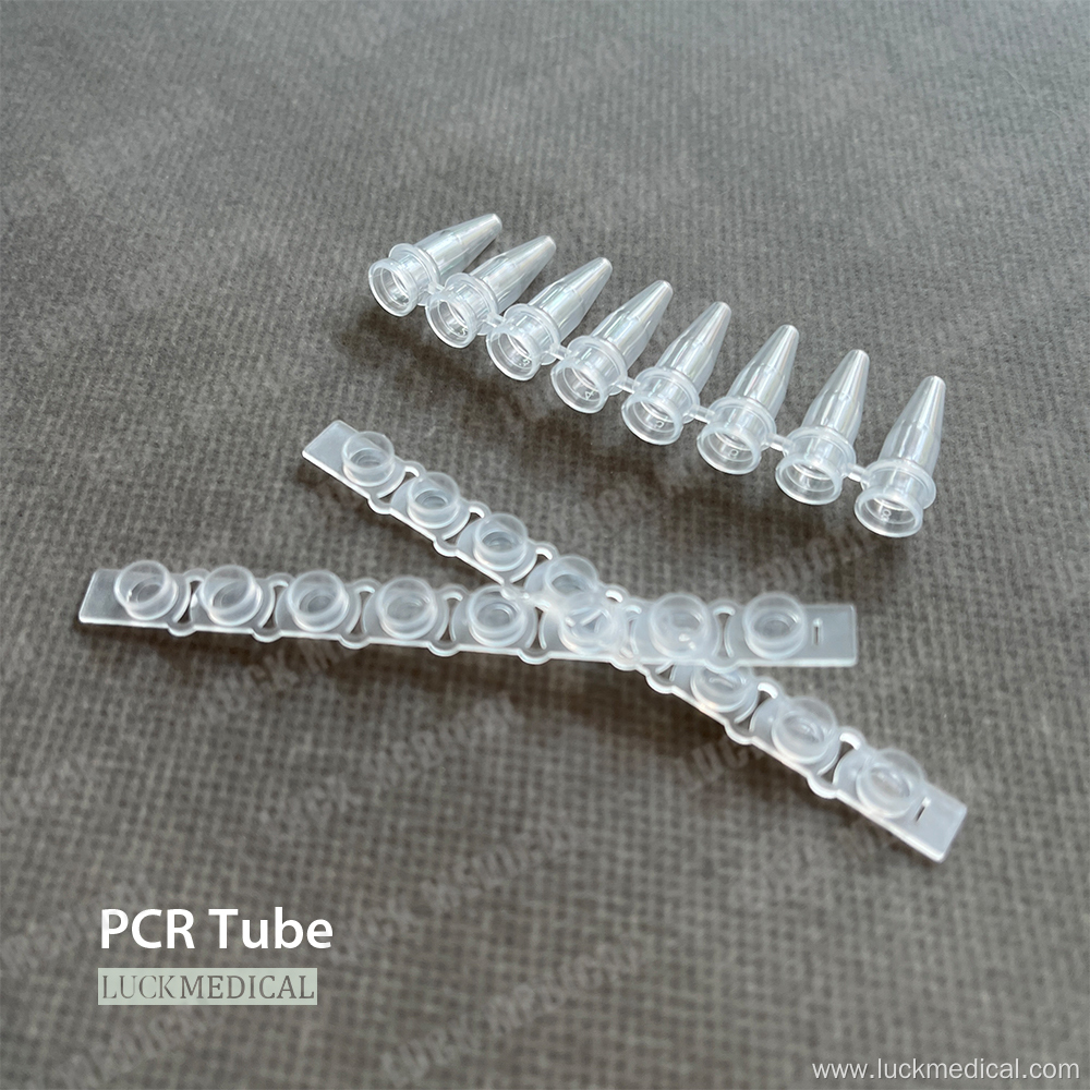 Disposable Plastic 8-Tube Strip PCR