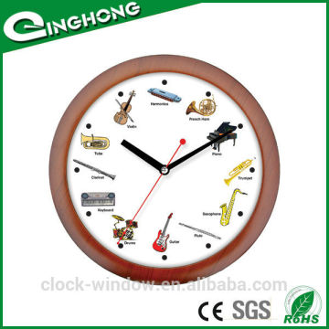 Hot sale custom wall clock with bird sound