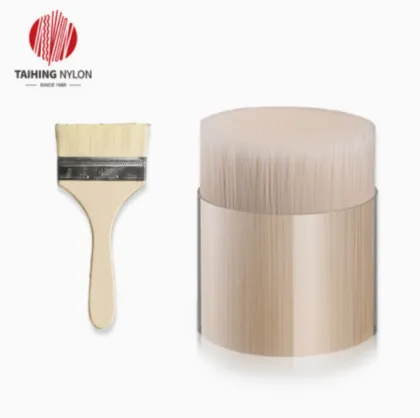 PBT wavy paintbrush bristle