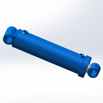 dubbelverkande hydraulisk cylinder