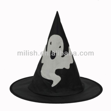 Halloween Cheap Wholesale Fancy Decorative Satin fabric Witch Hat MH-1785