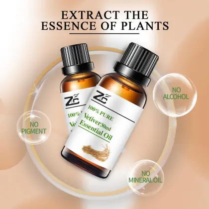 vetiver essential oil,pure nature vetiver oil