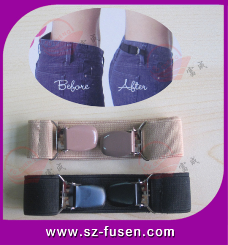 Elastic Pants Strap with Metal Buckle