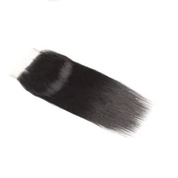 Wholesale 4x4 Lace Closure Human Hair Transparent Lace Closure Pre Plucked with Baby Hair Straight 4x4 Lace Closure Human Hair
