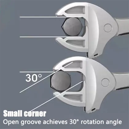 Crab Claw Automatic Lock Wrench for Precision Tasks