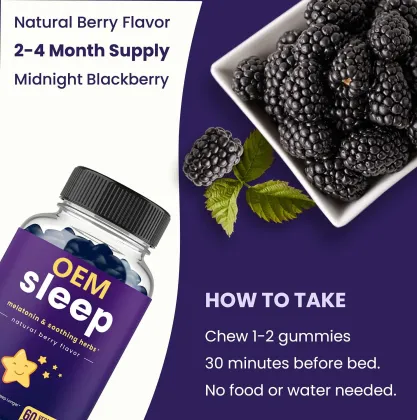 OEM Customized Sleep Melatonin Gummies for Sleep