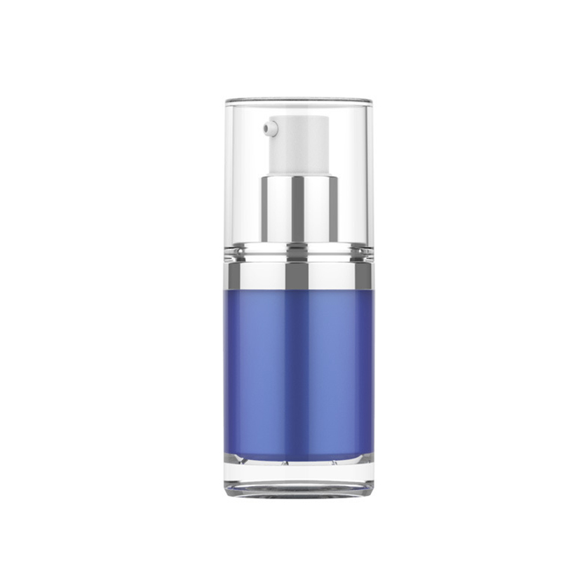 OEM -huidverzorgingspakking 15 ml 30 ml 50 ml Plastic Dubbele wand Crème Fles aangepaste kleur Airless Pump Serum Gel Container