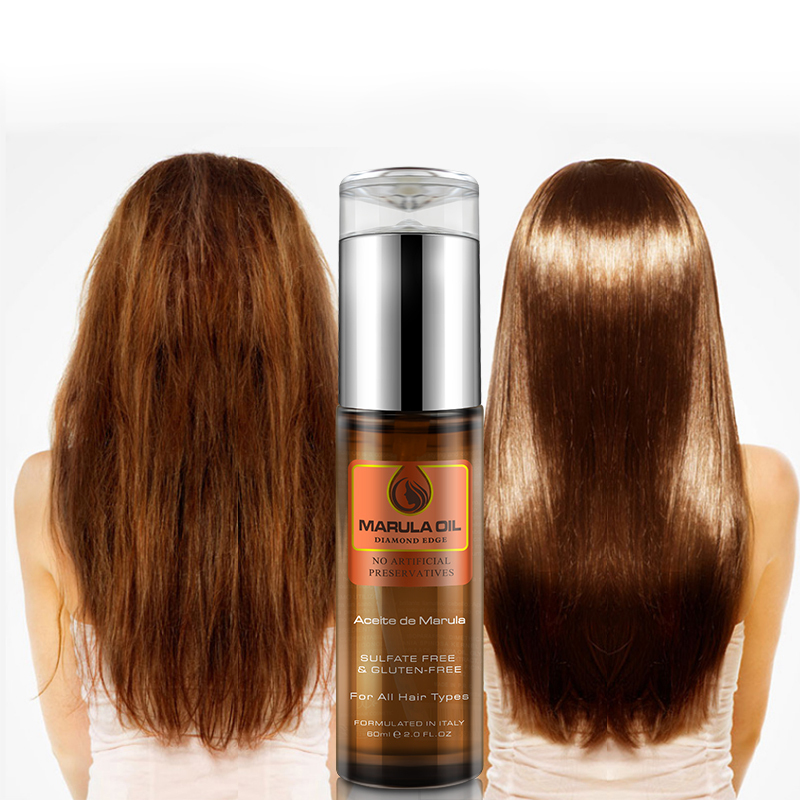 Natural Marula Oil Serum Hair Care Repair Hair Treatment Shiny Hair Oil