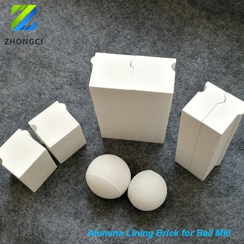 High Alumina Ceramic Lining Interlocking Brick