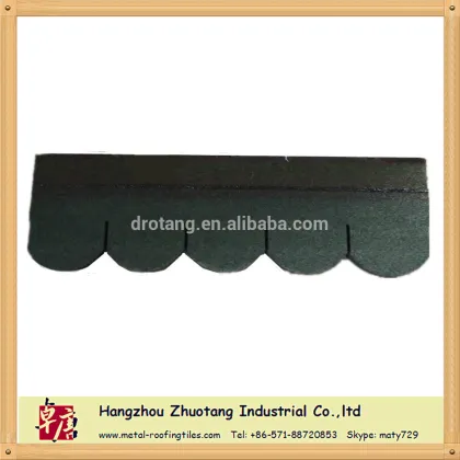Fish-scale Type Roofing Shingle / Asia Green Color