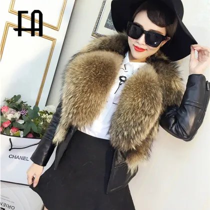 wholesale price high quality geunine leather jacket women