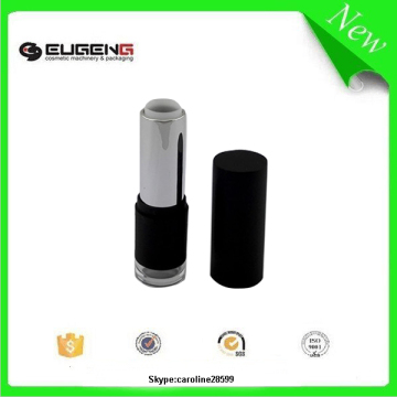 Black cosmetics lipstick container