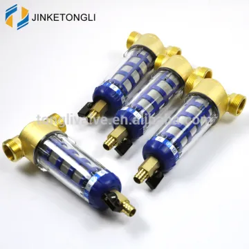 water pre filter with water pressure gauge brass water prefilter automatic flushing