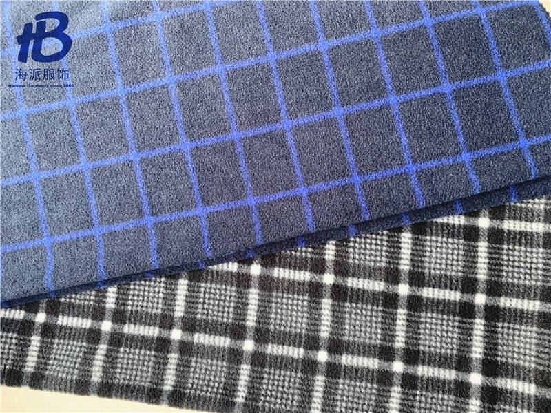 PRINTED CHECK POLAR FLEECE