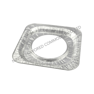 Aluminum foil square burner liner-rim