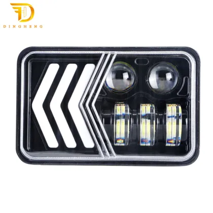 4X6 Inch LED Truck Headlight for GMC Savana 3500 - Frontal LED Light Motorcycle