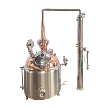 250L Stainless Steel Copper Glass Distiller Still for Vodka Distillery Equipment