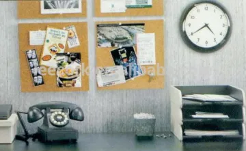 "LEECORK" 305x305mm cork tile for DIY bulletin board