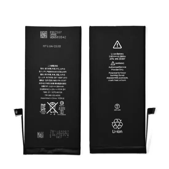 factory price for apple ce fedex 2691mAh original mobile phone replacement oem battery for iphone 8P
