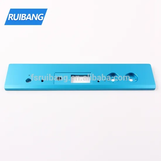 CNC machining aluminum electric devices face panel custom cnc machined metal stereo faceplate