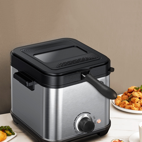 Electric 1.5L Mini Deep Fryer for Home