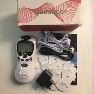 EMS Tens Therapy Machine Unit Body Slimming Massager Pulse Massage Electric Muscle Stimulator health care with retail box