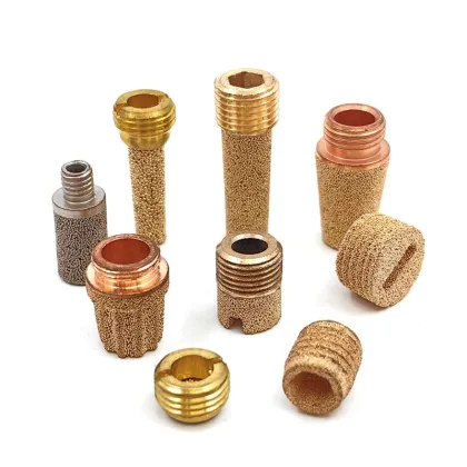 Custom Threaded Copper Sintered Noise Reduction Filter