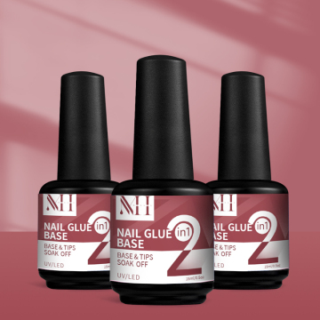 Multifunctional Base Coat Strengthener with Nail Tips Glue Gel - Free Sample & Private Label