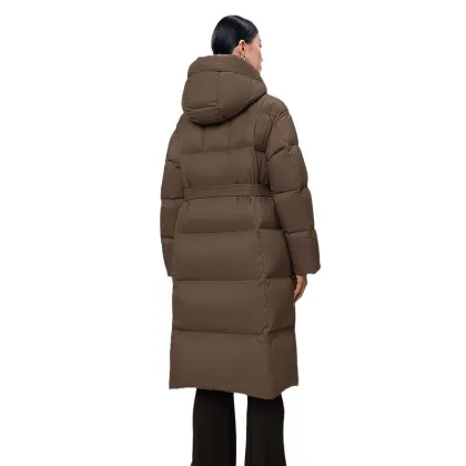 Oem Women's Stylish Warm Goose Down Jacket - Winter Long Down Jacket