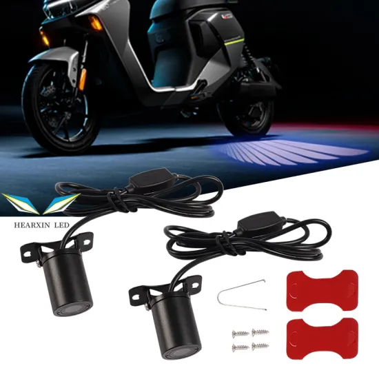 Custom 2024 Angel Wings Car Door Projection Light for Motorcycles