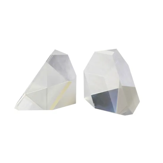 Optical Glass Polyhedron Laser Survey Prism Uncoated Roof Prism" 

However, for better SEO and readability, you might consider:

"Laser Survey Prism: Optical Glass Uncoated Roof Prism & Polyhedron