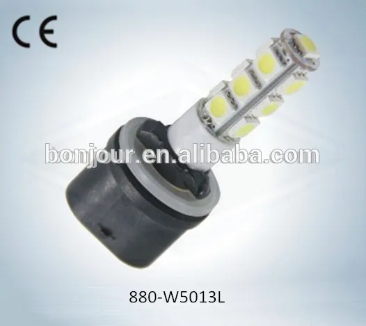 new item car led llght for the 880 5050 smd 13pcs with Ce