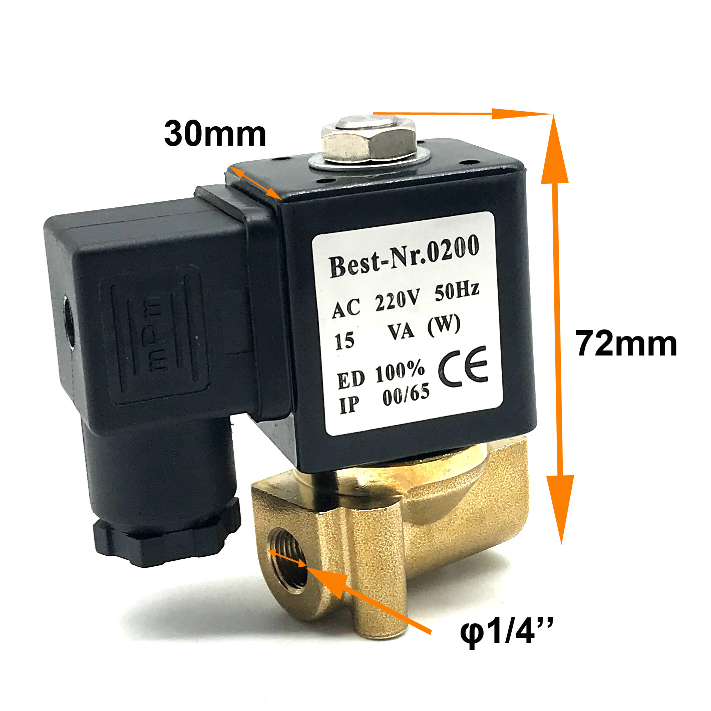 UNI-D Type US-8 G1/4'' Normally Closed Solenoid Valve