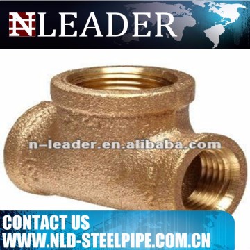 brass fittings reducing tee
