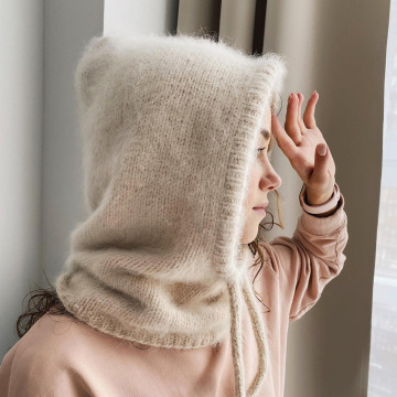 Wholesale Distressed Fashion Balaclava - Warm Knitted Scarf Hood for Winter