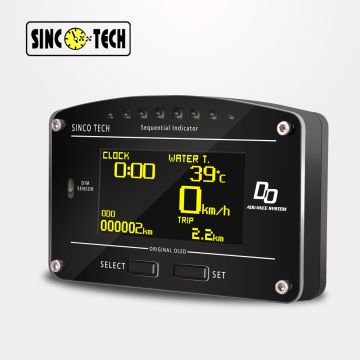 Sincotech 2.5 '' LCD Universal Digital Gauges Race Dash - Tachymètre, Boost Gauge &amp; Speed ​​compteur