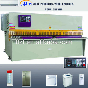 Hydraulic guillotine shearing machine,refrigeration equipment ,Hydraulic Guillotine Swing beam Shear QC12Y,CNC hydraulic swing b