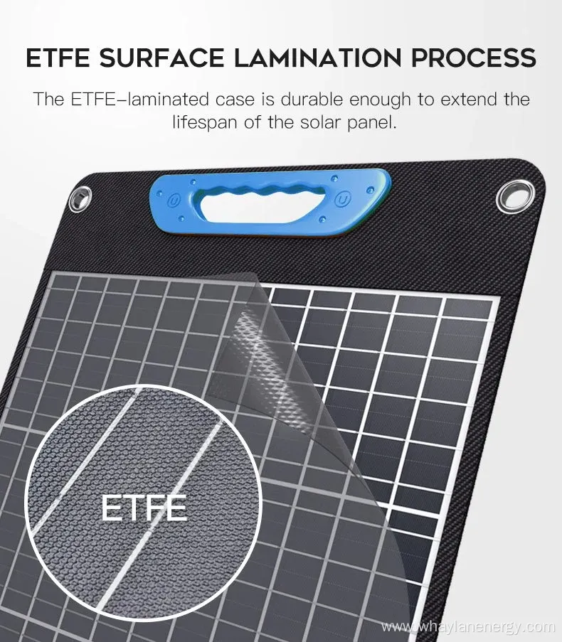 Outdoor Overlap Flexible Foldable 160W 170W Solar Panel