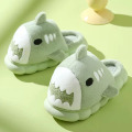 Plush shark home autumn and winter warm slippers