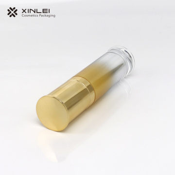 30 ml con botella de bombeo cosmética de oro gradual