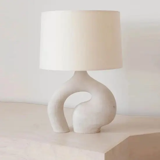 INSHINE Designed White Ceramic Table Lamp