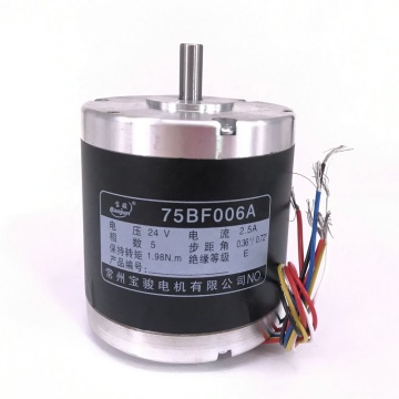 75BF006A 24V 5Phase Stepping Motor for CNC Wire Cutting Machine