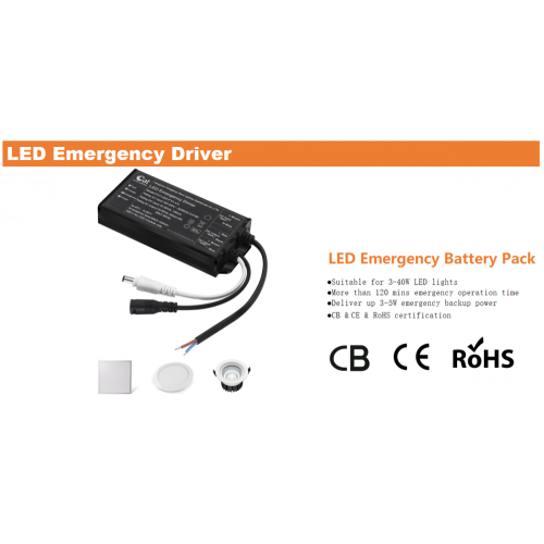 Kit de emergência LED de certificação CB para painel