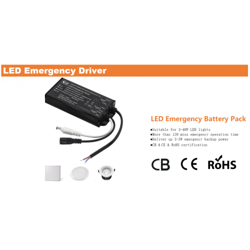 Kit d'urgence LED de certification CB pour panneau