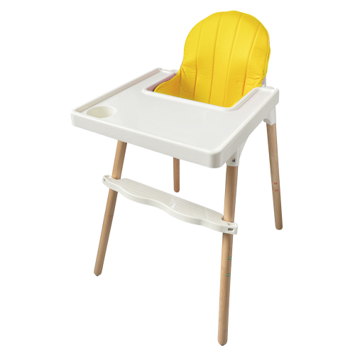 3-in-1 Modern High Chair With Wipeable Cushion