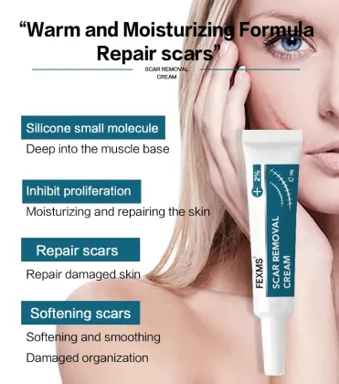FEXMS Scar Removal Cream - 30g: Reduces Redness and Thickness, Improves Scar Appearance with Safe Ingredients